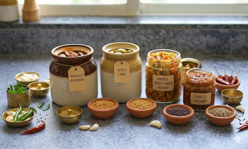 Homemade veg and non-veg pickles in Hyderabad